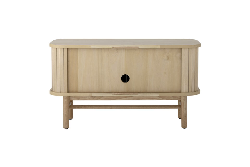 Mobile 90x50 cm in pino naturale Lex - 5