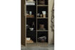 Miniatura Mobile contenitore 221x100 cm Pino Mud Lowen 2
