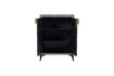 Miniatura Mobile contenitore H108 cm legno di mango nero/bianco Menne 5