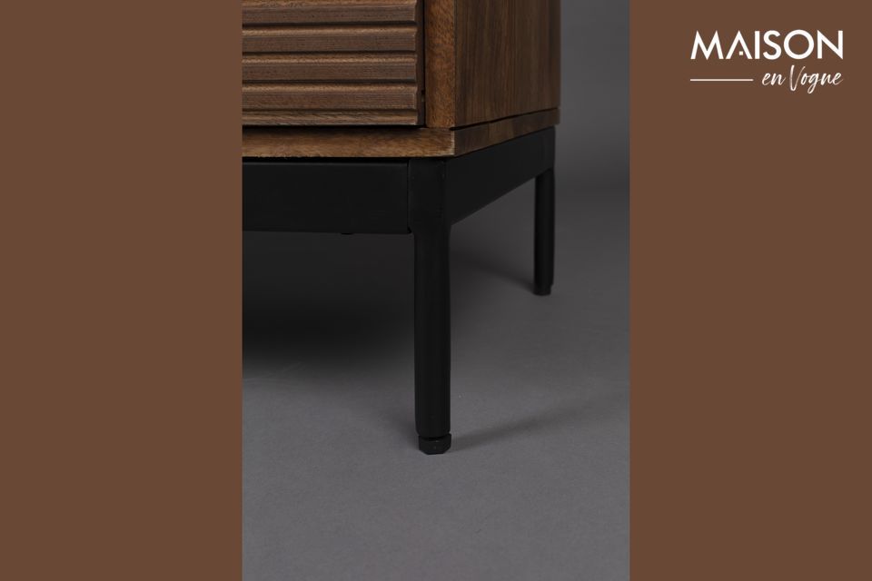 Mobiletto in legno marrone Saroo - 8