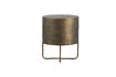 Miniatura Mobiletto rotondo metallo ottone antico GLOSSY 6