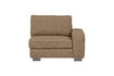 Miniatuur Modulair bankelement 1-zits arm rechts boucle bruin LAZY 2