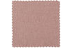 Miniatuur Modulair bankelement 1-zits ronde hoek links roze stof FAMILY 9