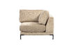 Miniatuur Modulaire bank hoekelement 100x100 cm Naturel Melange COUPLE 3