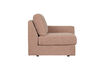 Miniature Modular 1-seater sofa element right arm pink fabric FAMILY 6