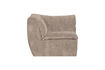 Miniature Modular Sofa Corner Element 3D Chenille Sand BAGGY 4