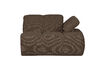 Miniature Modular sofa element 1-seater arm right bouclé brown melange MOJO 3