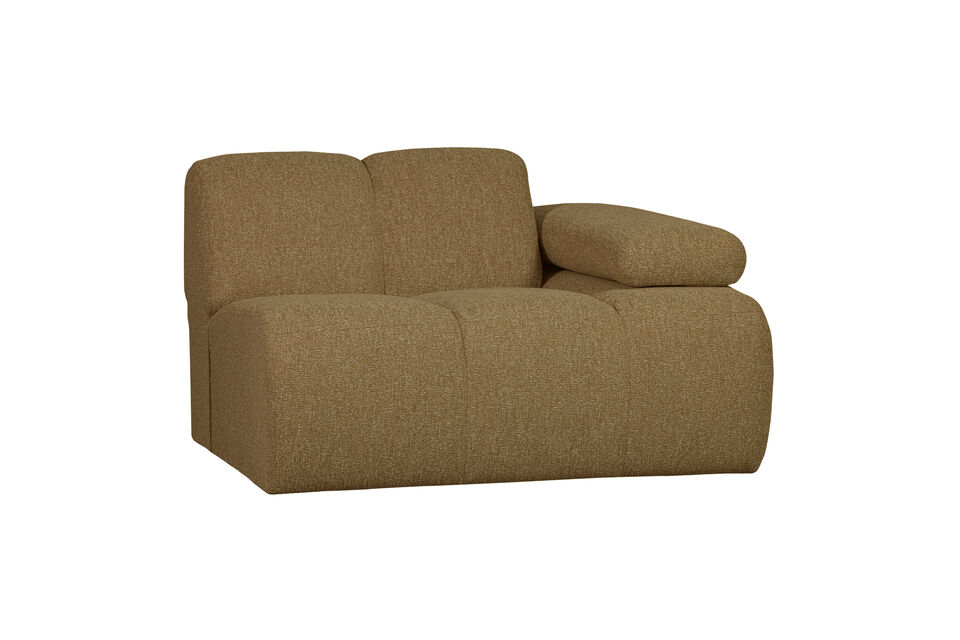 With its stylish vertical stitching, the MOJO adds a playful and unique twist to any interior
