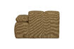 Miniature Modular sofa element 1-seater armrest right bouclé yellow/brown melange MOJO 6