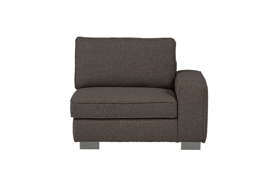 The generous seat invites you to relax
