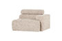 Miniature Modular Sofa Element 1-Seater Right Arm Natural Boucle NOVI Clipped