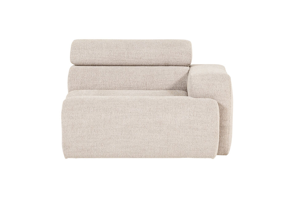 Stylish element sofa Adjustable neck support Unique and creative design H 86 cm x W 109 cm x D 113