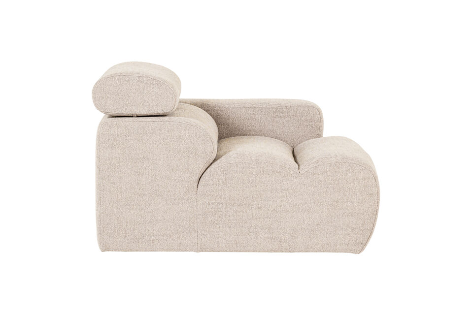 Material Our Rilo is a soft boucle fabric