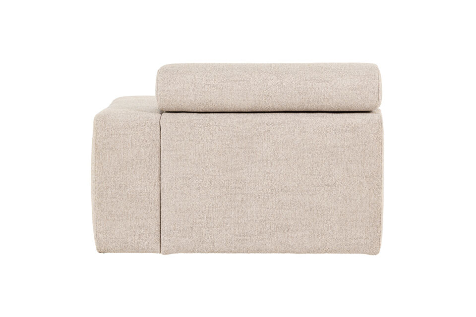 The composition is 100% polyester, which makes the Rilo fabric both sturdy and comfortable