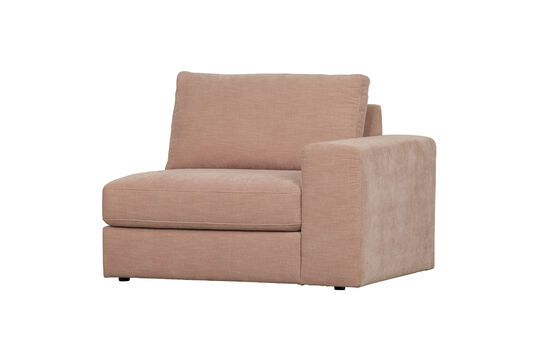 Schauen Sie die Produktbeschreibung an modulares 1-Sitzer Sofa-Element Armlehne rechts rosa Stoff FAMILY Modulares 1-Sitzer Sofa-Element Armlehne rechts rosa Stoff FAMILY
