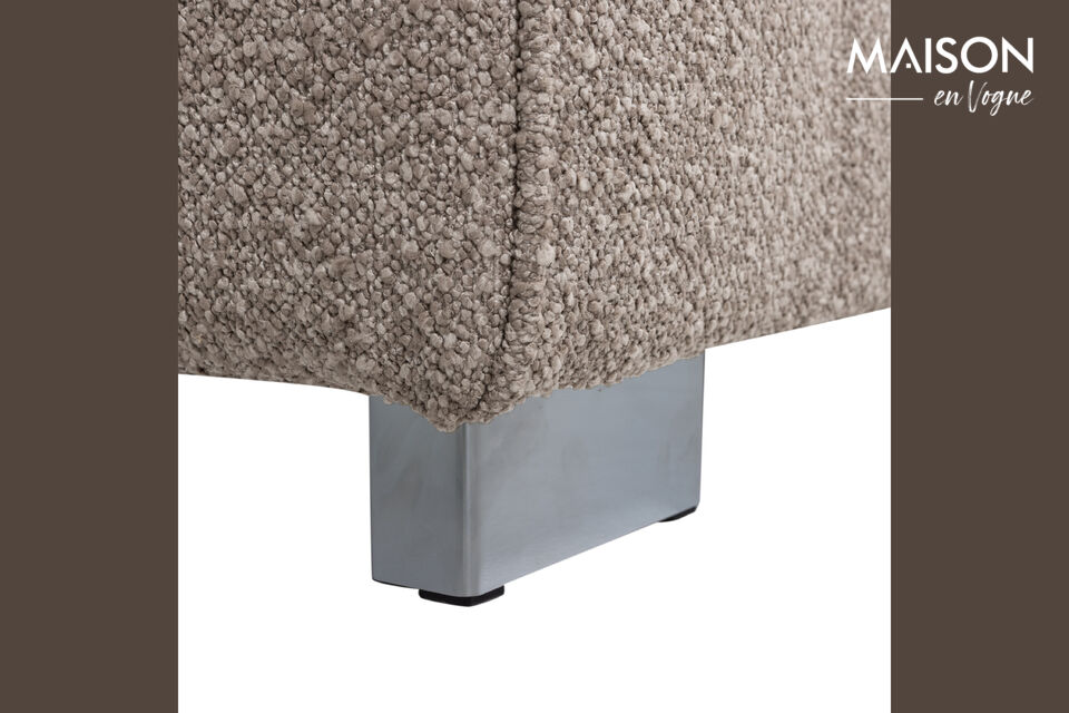 Material Unser Boucle Saar ist ein luxurioser Stoff mit einer raffinierten Textur