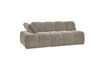 Miniature Module canapé 2 places gauche tissu côtelé sable foncé Mojo 5