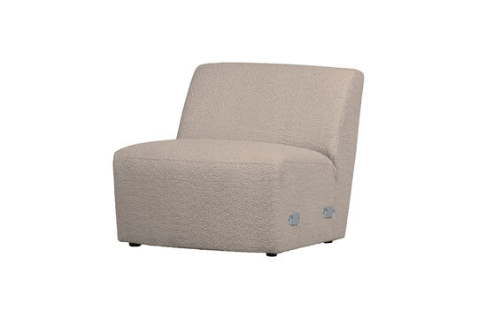 Voir la fiche produit module de canapé 1 place bouclé sable COCO Module de canapé 1 place bouclé sable COCO