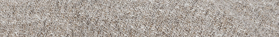 Materiali prima di tutto Modulo angolare 96x96 cm tessuto melange naturale Baggy