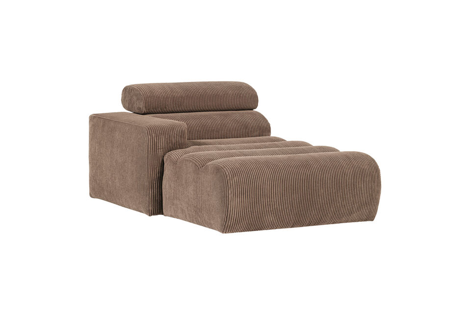 Elegante módulo de sofá Reposacabezas ajustable Diseño único y creativo H 86 cm x A 109 cm x P