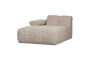 Miniatura Módulo chaise longue izquierdo bouclé beige melange Mojo Clipped