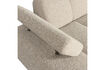 Miniatura Módulo chaise longue izquierdo bouclé beige melange Mojo 9