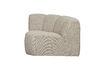 Miniatura Módulo de rincón redondo bouclé beige mezcla Mojo 2