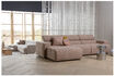 Miniatura Módulo de sofá 1 plaza bouclé taupe NOVI 2