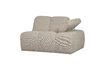 Miniatura Módulo de sofá 1 plaza brazo derecho bouclé beige melange MOJO 4