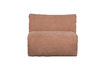 Miniatura Módulo de sofá 1 plaza chenilla tejida rosa viejo Baggy 4