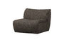 Miniatura Módulo de sofá 1 plaza tela gris cálido BAGGY Clipped
