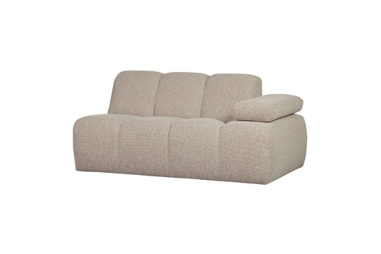 Ver el perfil del producto módulo de sofá 1,5 plazas brazo derecho bouclé beige melange Mojo Módulo de sofá 1,5 plazas brazo derecho bouclé beige melange Mojo