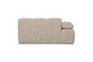 Miniatura Módulo de sofá 1,5 plazas brazo izquierdo bouclé beige melange MOJO 8