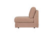 Miniatura Modulo divano 1 posto senza braccioli rosa FAMILY 7