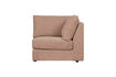 Miniatura Modulo divano angolare 96x96 cm Tessuto Rosa FAMILY 5