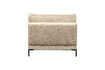 Miniatura Módulo loveseat 100 cm Chenilla Mezcla Natural Couple 4