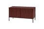 Miniatura Mueble TV 100 cm pino burdeos NEW GRAVURE Clipped
