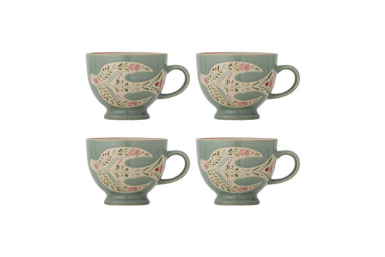 Guarda il profilo del prodotto mug D11xH9 cm in gres verde Rosalynde Mug D11xH9 cm in gres verde Rosalynde