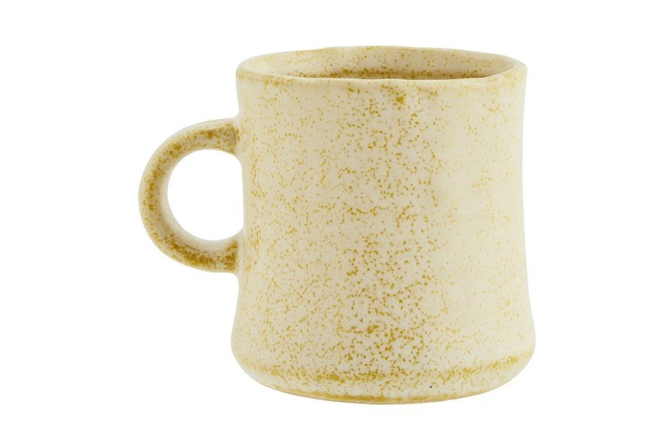 Mug en céramique jaune Deibe Madam Stoltz