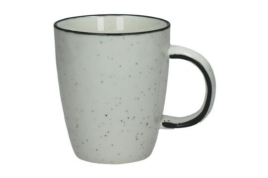 Mug en porcelaine blanche Basil