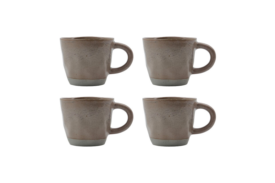 Mug in gres rosa (set di 4) HDVida House Doctor