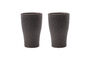 Miniature Mug isotherme 38 cl en grès gris foncé Liss Détouré