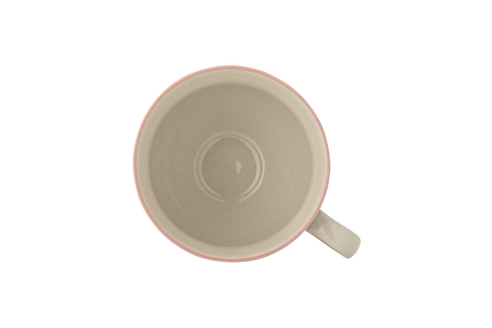 Mug lot de 4 en grès blanc Rosalynde - 4