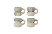 Miniature Mug Lot de 4 en grès bleu Luna 1