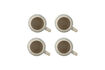 Miniature Mug Lot de 4 en grès bleu Luna 6