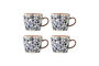 Miniature Mug Lot de 4 en grès multicolore Figuria Détouré