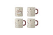 Miniature Mug lot de 4 en grès multicolore Mary 1