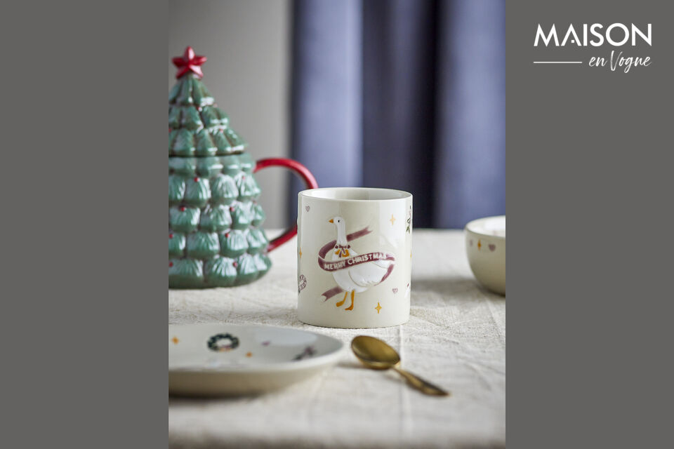 Le set comprend quatre mugs