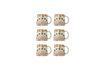 Miniature Mug lot de 6 en grès multicolore Shama 1