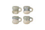 Miniatura Mug Set da 4 in gres blu Luna Foto ritagliata